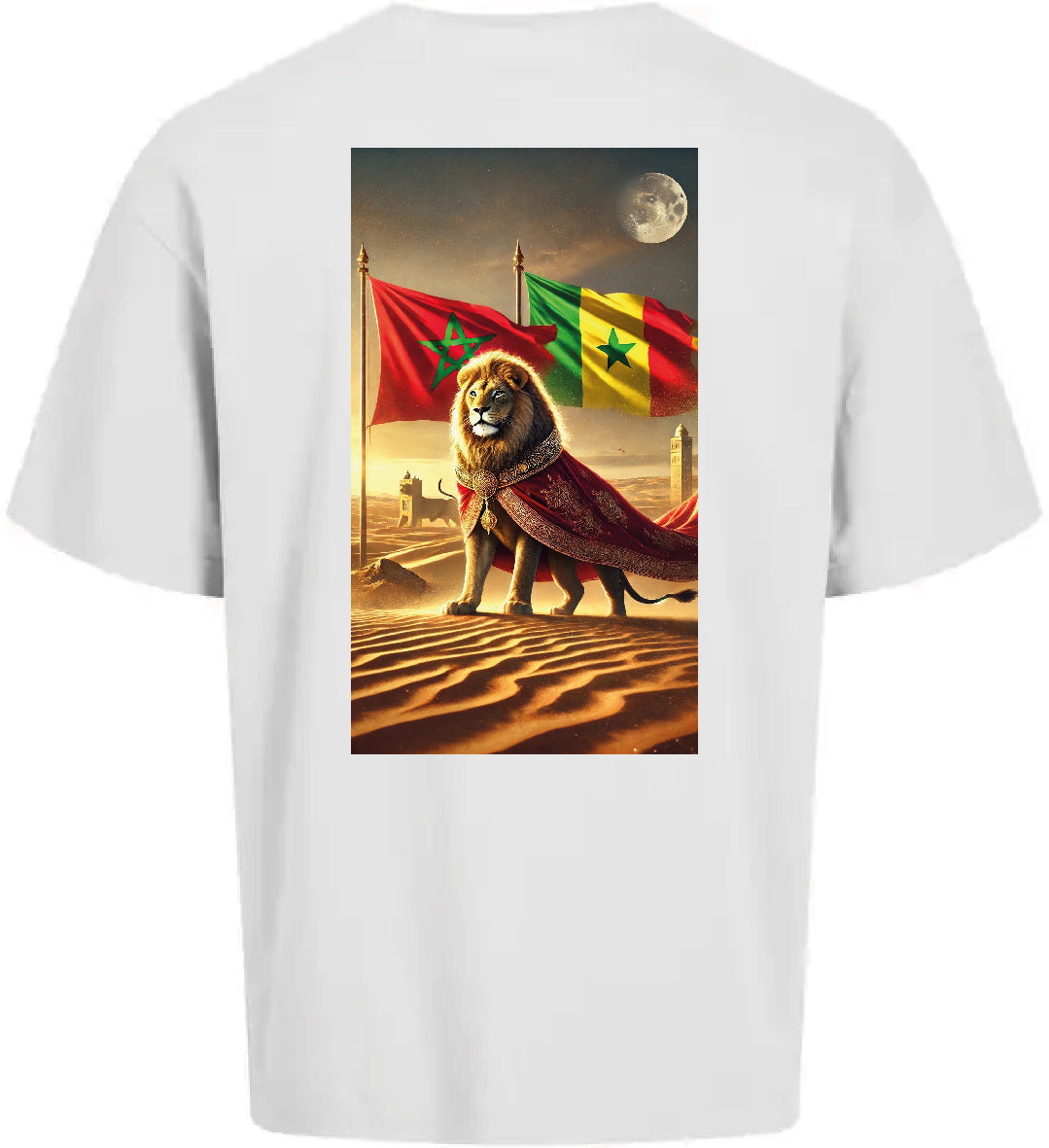 Lion majestueux marocain et sénégalais - T-shirt