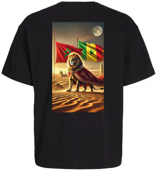 Lion majestueux marocain et sénégalais - T-shirt