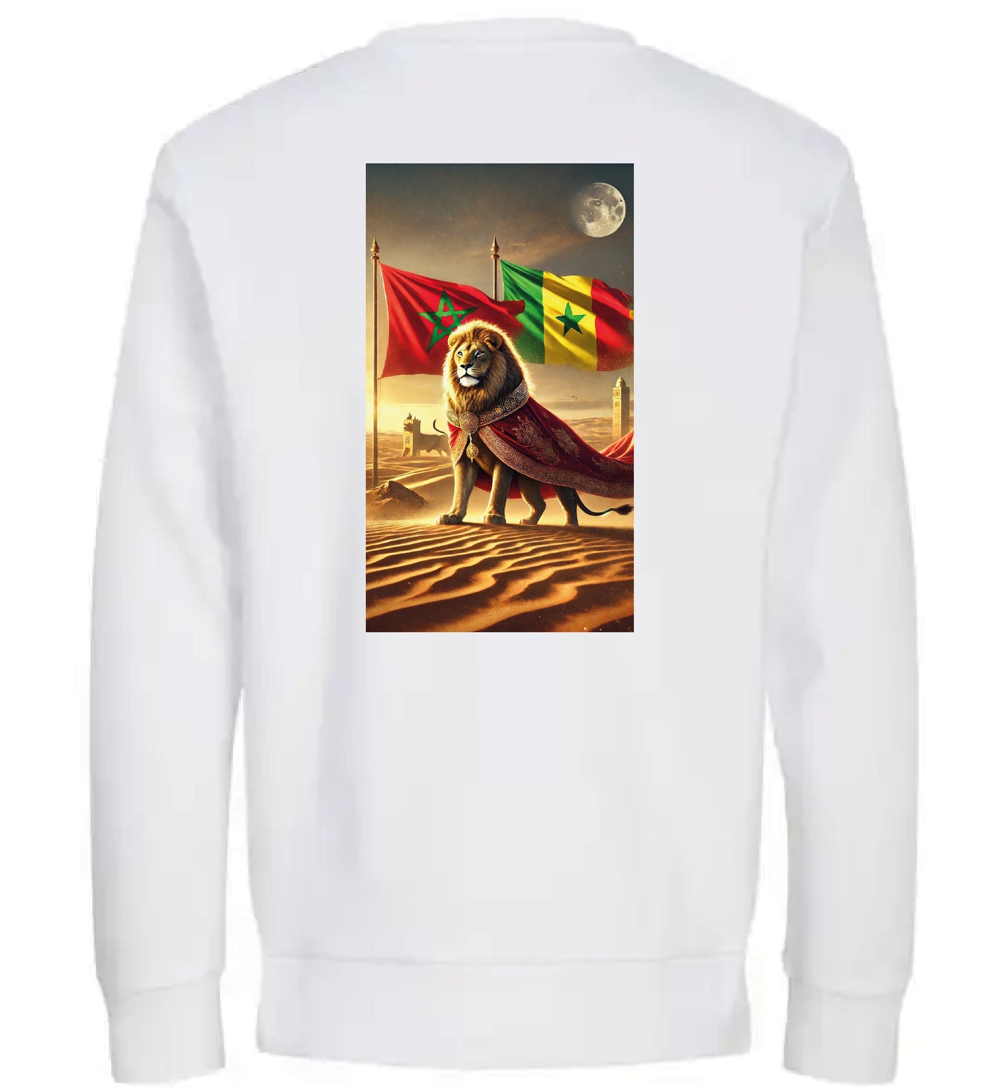 Lion majestueux marocain et sénégalais - Sweat-shirt