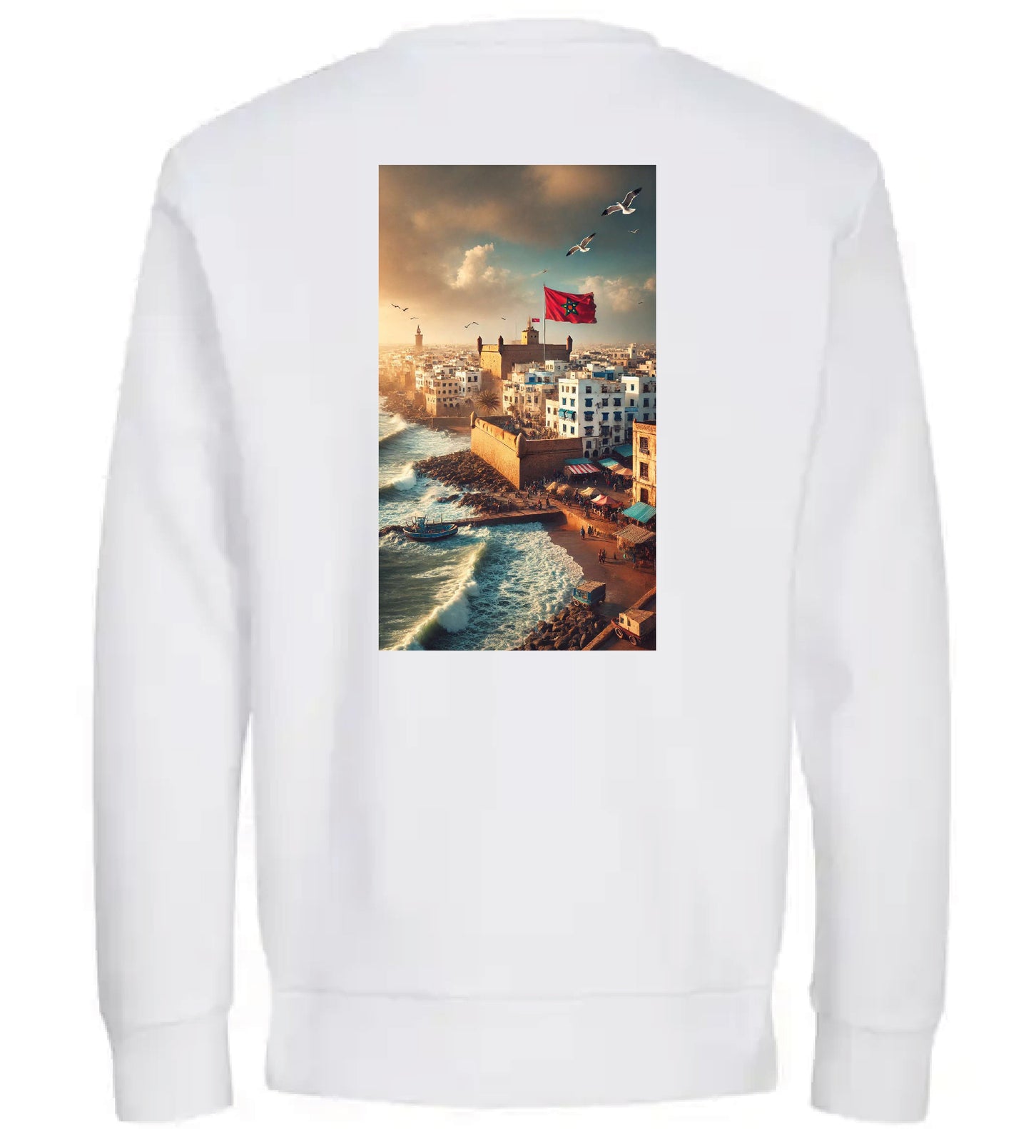 Ville côtière majestueuse - Sweat-shirt